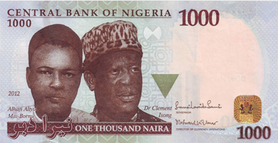 1000 нигерийских найр